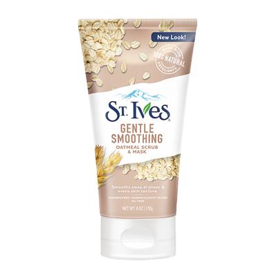 St. Ives Gentle Smoothing Oatmeal Face Scrub And Mask 170 gm - Scrubs & Exfoliants