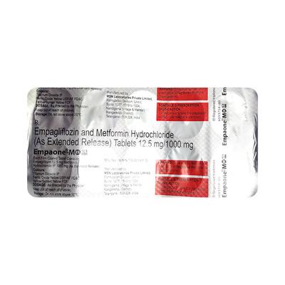 EMPAONE M ER 12.5/1000 Tablet 10's - Diabetes-Ant