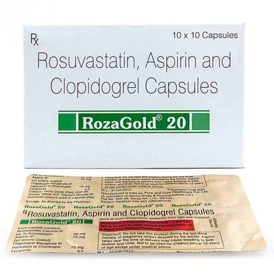 Rozagold 20mg Capsule 10'S - High Cholesterol-Dys