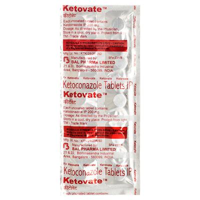 Ketovate Tablet 10'S - Fungal Infections-Anf