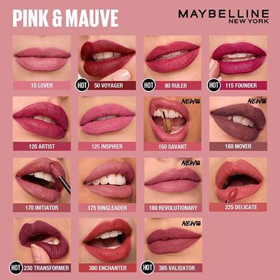 Maybelline New York Super Stay Matte Ink Liquid, 70 Amazonian 5 ml - Lipsticks