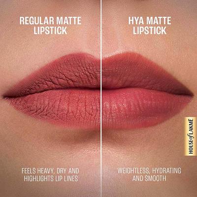 Lakme 9to5 Hya Matte, Pro Pink, Hydrating Liquid Lipstick with Hyaluronic Acid 5.3 ml - Liquid Lipsticks