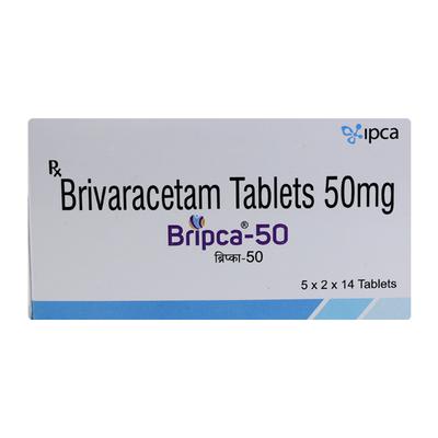BRIPCA 50 Tablet 14's - Epilepsy/Convulsion-Ant