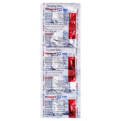 POLYPOD CV 200mg Tablet 10's - Bacterial Infections-Cep