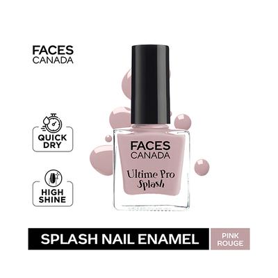 Facescanada Ultime Pro Splash Nail Enamel Pink Rouge 103 8 ml - Nail Polish