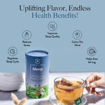 Wellbeing Nutrition Sleep Adaptogenic Herbal Tea Bags 20's - Green/Herbal Teas