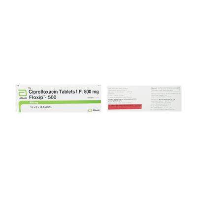 Floxip 500mg Tablet 10'S - Bacterial Infections-Qui