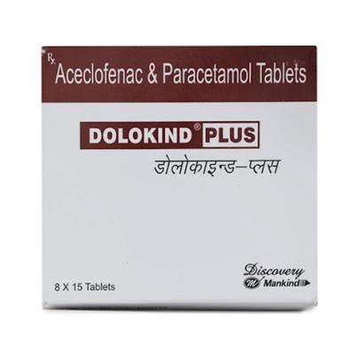 DOLOKIND PLUS Tablet 15's - Pain relief-Nsa