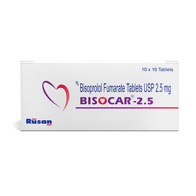 Bisocar 2.5mg Tablet 10'S - Hypertension-Bet
