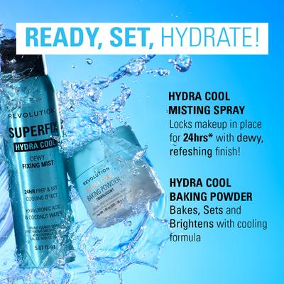 Makeup Revolution Hydra Cool Cooling Loose Baking Powder 30 gm - Loose Powder