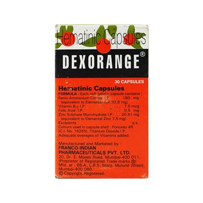 Dexorange Capsule 30'S - Supplements-Vam