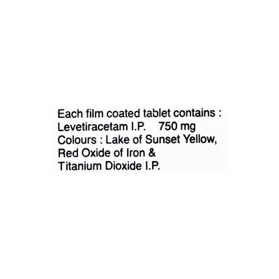 Torleva 750mg Tablet 10'S - Epilepsy/Convulsion-Ant