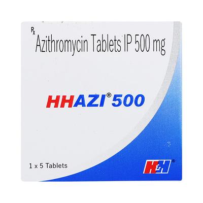 HHAZI 500mg Tablet 5's - Bacterial Infections-Mac