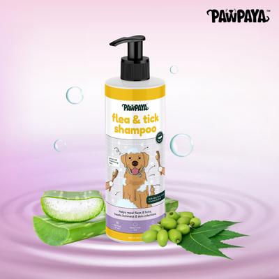 Pawpaya Flea & Tick Shampoo New 250 ml - Pet Grooming