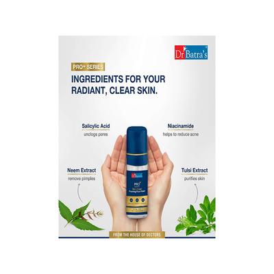 Dr Batras Pro+ Skin Clear Foaming Face Wash for Acne-Prone Skin, with Niacinamide & Salicylic Acid 100 ml - Face Washes