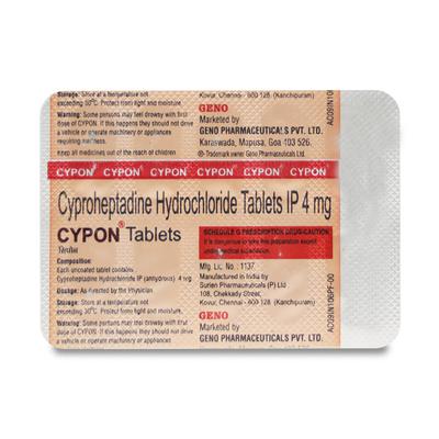 CYPON Tablet 10's - Allergies-Ant