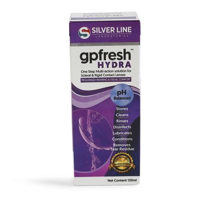 Silver Line gpFresh Hydra pH Balanced Contact Lenses Solution 120 ml - Lens Solution