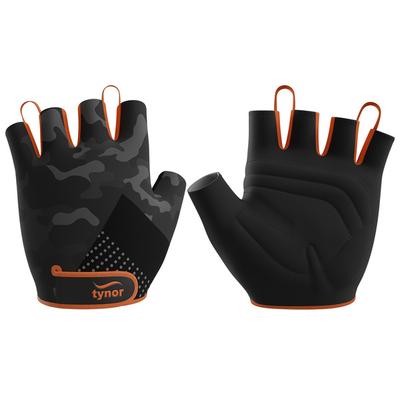 Tynor Sport Grip Gym Gloves - Black & Orange (M) 1's - Gym Accessories