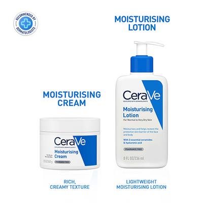 CeraVe Moisturising Cream For Dry To Very Dry Skin 340 gm - Lotions & Creams