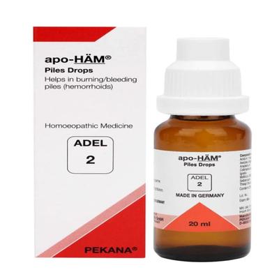 Adel 2 Apo-Ham PILES Drops 20 ml - Homeopathic Drops