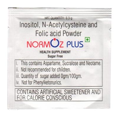 NORMOZ PLUS SUGAR FREE Powder 3.3gm - Supplements-Sup