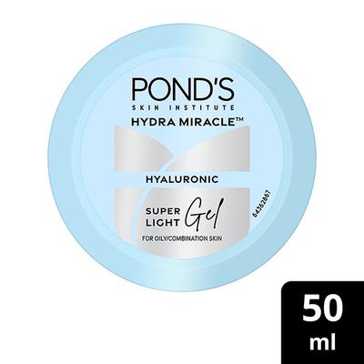 Ponds Skin Institute Hydra Miracle Super Light Gel Oil-Free Moisturize with Cera-Hyamino 50 ml - Face Moisturizers