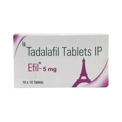 Efil 5mg Tablet 10'S - Impotence/Erectile Dysfunction (Ed)