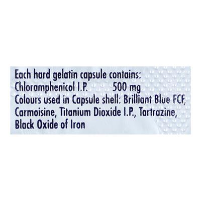 Paraxin 500mg Capsule 10'S - Bacterial Infections-Chl