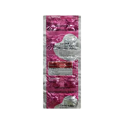 Cortel H 80mg Tablet 10'S - Hypertension-Ang