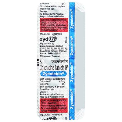 Zycolchin 0.5mg Tablet 10'S - Gout