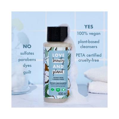 Love Beauty And Planet Coconut Water and Mimosa Flower Sulfate Free Volume and Bounty Shampoo 400 ml - Shampoos