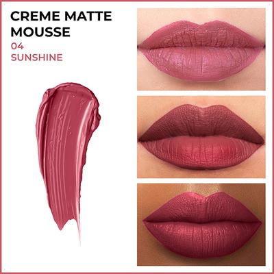 Insight Cosmetics Creme Matte Mousse Sunshine 6.5 gm - Liquid Lipsticks