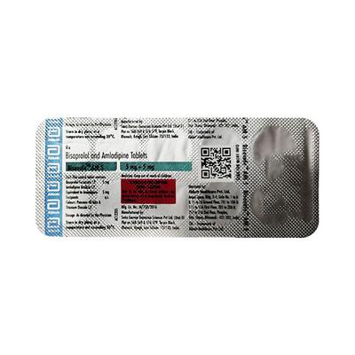 BISOSAFE AM 5 Tablet 10's - Hypertension-Bet