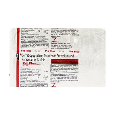 V2 Plus Tablet 10'S - Pain relief-Nsa