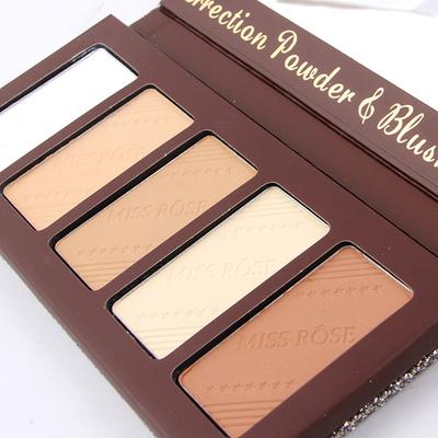 Miss Rose 5 Shades In 1 Compact Palette 7003 - 014N 20 gm - Compact Powder