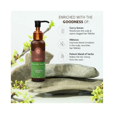 SoulTree Intensive Hair Therapy Oil with Curry Leaves and Hibiscus 120 ml - Hair Oils