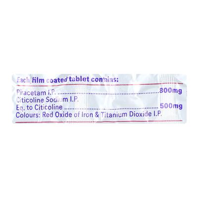 Nootropil C 500/800mg Tablet 10'S - Alzheimer-Neu