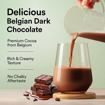 Wellbeing Nutrition Organic Vegan Plant Protein Isolate - Belgian Dark Chocolate 907 gm - Protein Drink