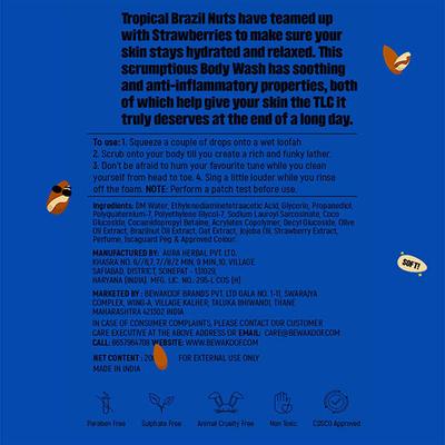 GONUTS By Bewakoof Chill Pill Brazil Body Wash 200 ml - Shower Gels & Body Wash