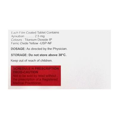 APIBAN 2.5 Tablet 10's - Blood Clot-Ant