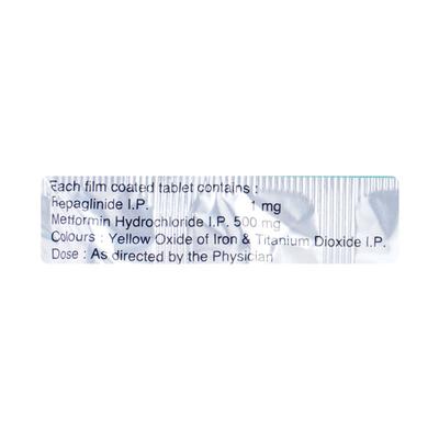 Eurepa MF 1mg Tablet 10'S - Diabetes-Ant