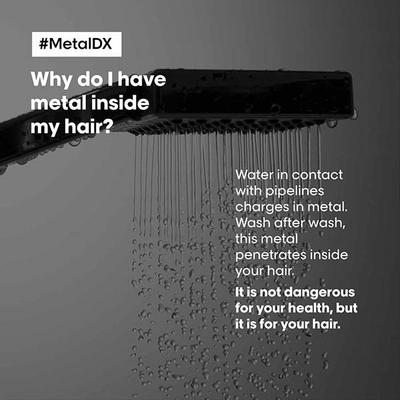LOreal Professionnel Serie Expert Metal DX Anti-Metal Cleansing Cream Shampoo and Coloured Hair 300 ml - Shampoos