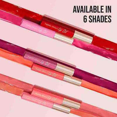 Insight Cosmetics Peptide Infused Lip Oil -Red Glaze 4.5 gm - Lip Glosses