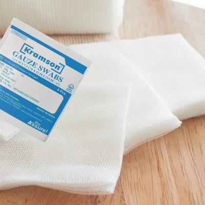 Wellness Kramson Gauze Swab (7.5 Cm x7.5 Cm x 12 Ply) 4's - Bandages & Dressings
