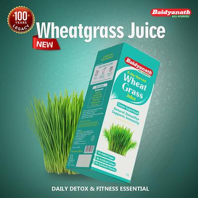 Baidyanath Wheat grass Juice 1 l - Speciality Medicines