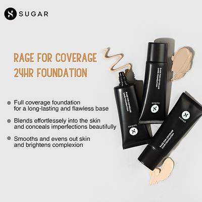 SUGAR Cosmetics Rage For Coverage 24Hr Foundation - 17 Raf 25 ml - Foundation