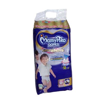 MamyPoko Extra Absorb Diaper Pants (XXL) 34's - Diapers & Wipes