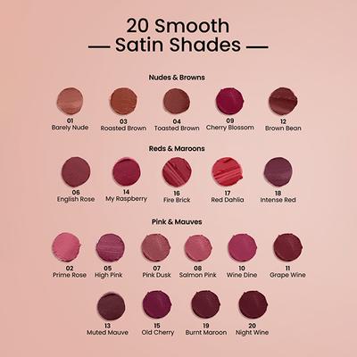 Swiss Beauty Satin Comfort Lipstick-Cherry Blossom 3 gm - Lipsticks