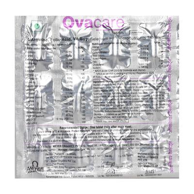 Ovacare Tablet 15'S - Supplements-Vam