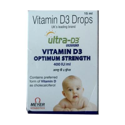ULTRA D3 400iu Drops 15ml - Supplements-Vit